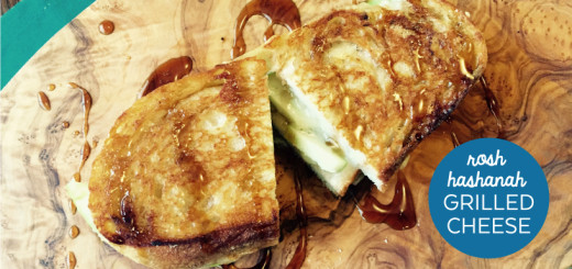 Apples and Honey Grilled Cheese for Rosh Hashanah