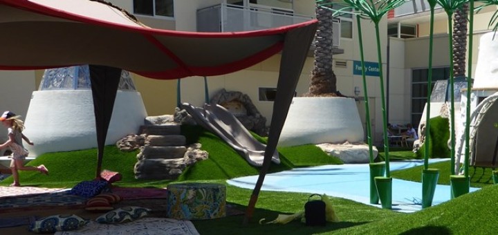 A view of the OFJCC Oasis Play Space