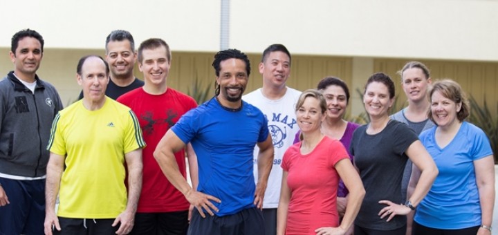 Specialized Trainer James Ward and Boot Camp participants