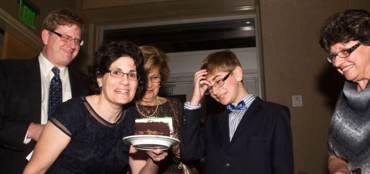 A flashback to celebrating my son's bar mitzvah at the OFJCC.
