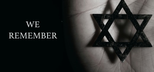 star of david in a pendant and text we remember